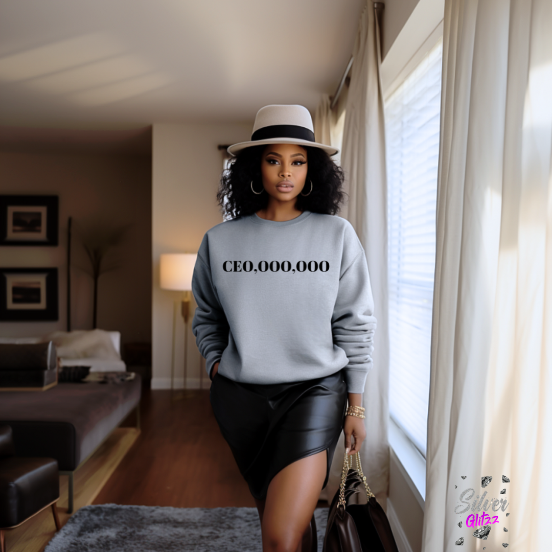 CE0,000,000 - Black T-Shirt | Entrepreneur Hustle Boss Life CEO Tee By Gildan