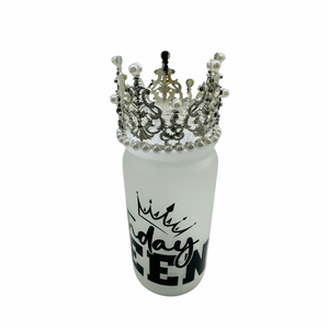 Birthday Queen (16oz Frosted Glass Can)