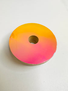 Yellow/Peach Vinyl Lid Topper