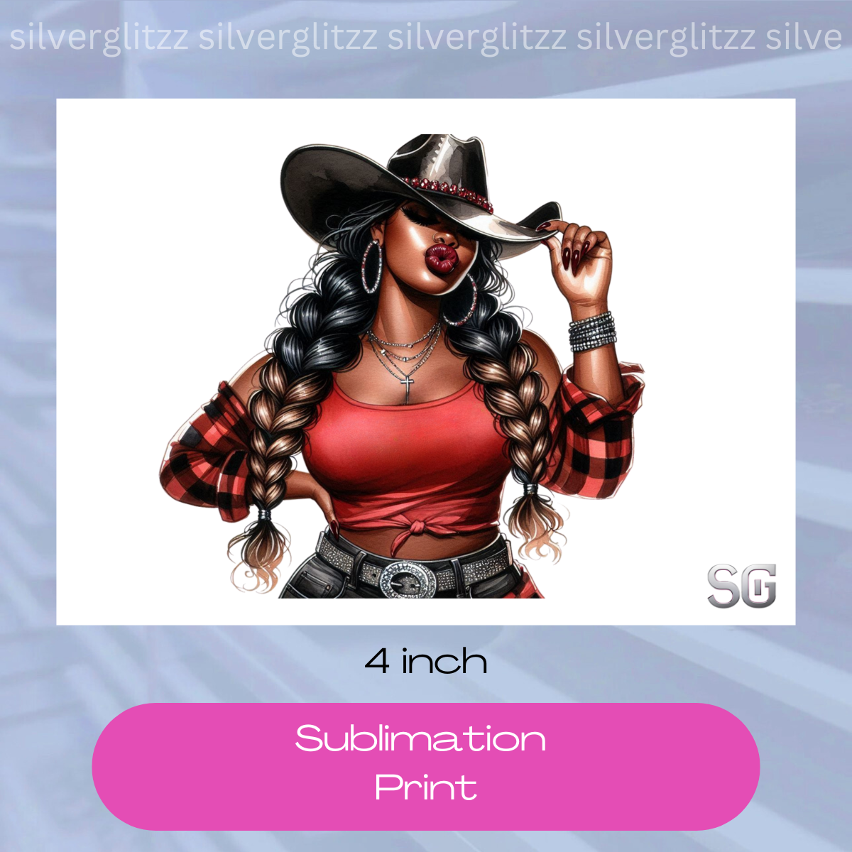 CG Red (4in sublimation print)