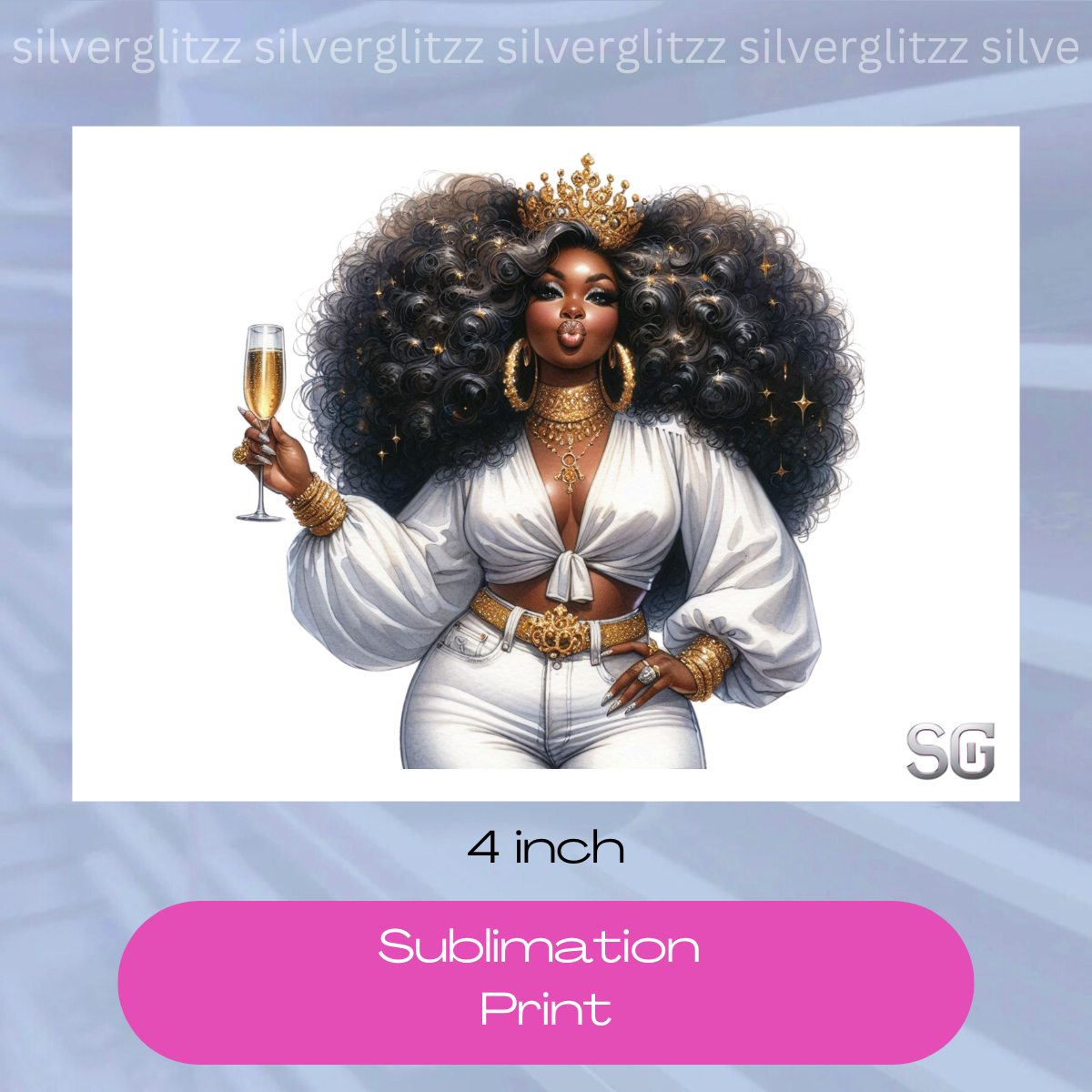 Golden Goddess (4in sublimation print)