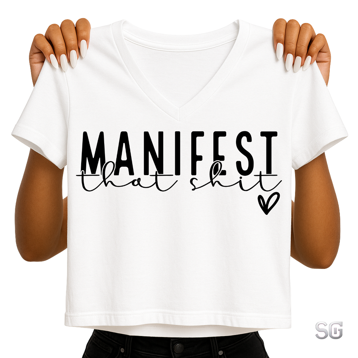 Manifest Black (CF24B) DTF Transfer