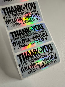 Thermal Holo Stickers