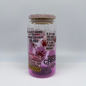 True Crime Pink (16oz Pink Ombre' Can)