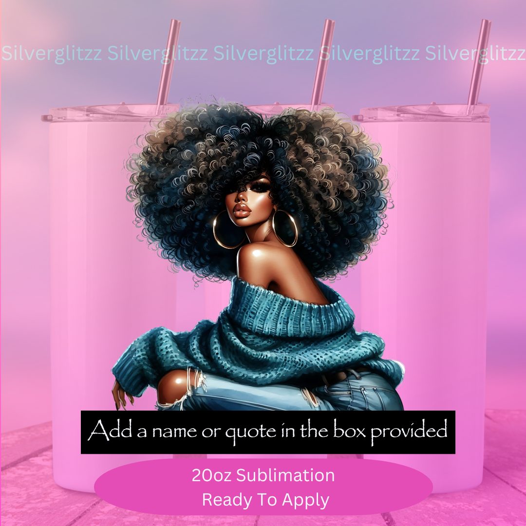 Afro Goddess 14 (Sublimation Ready to Press Print)