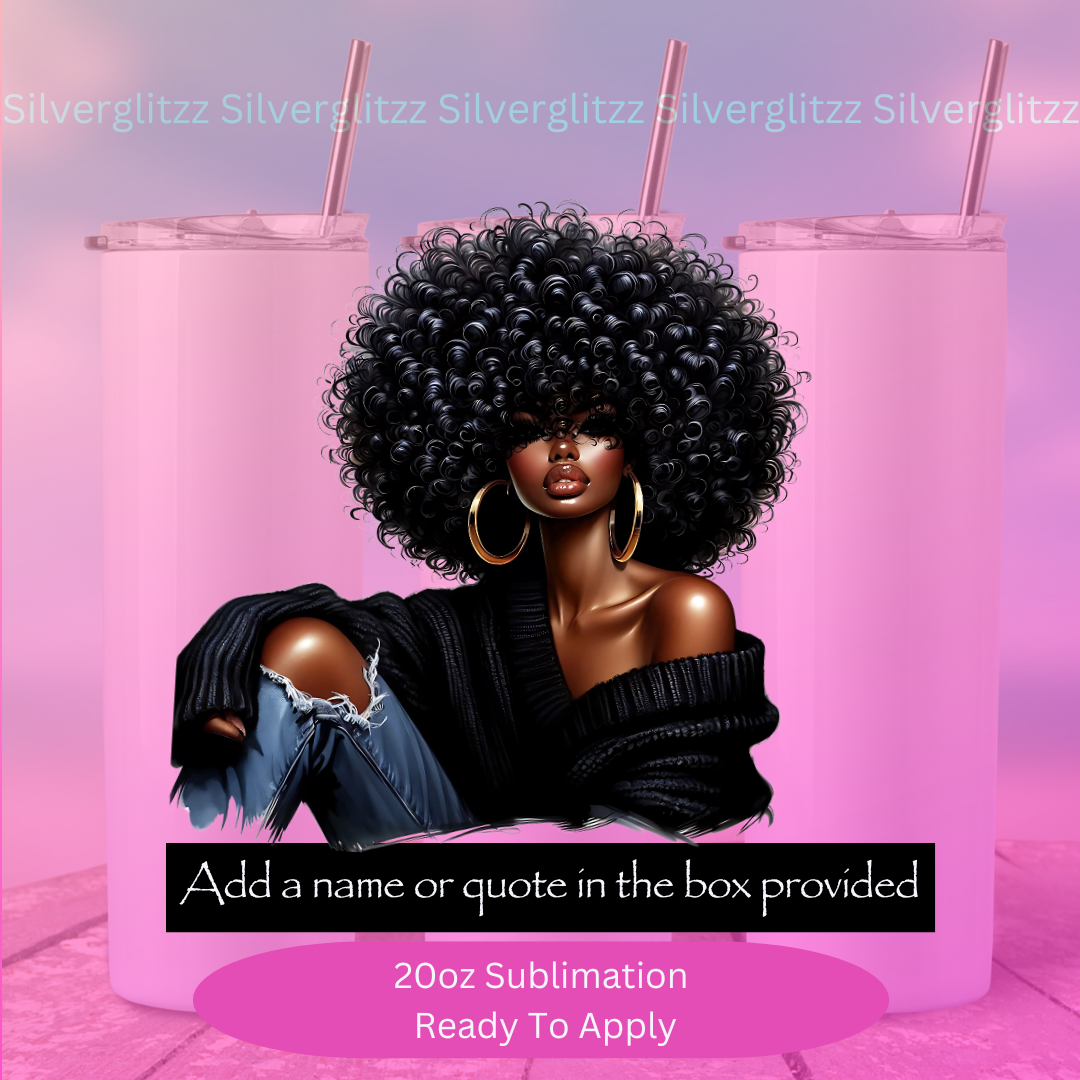 Afro Goddess 19 (Sublimation Ready to Press Print)