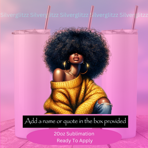 Afro Goddess 1 (Sublimation Ready to Press Print)