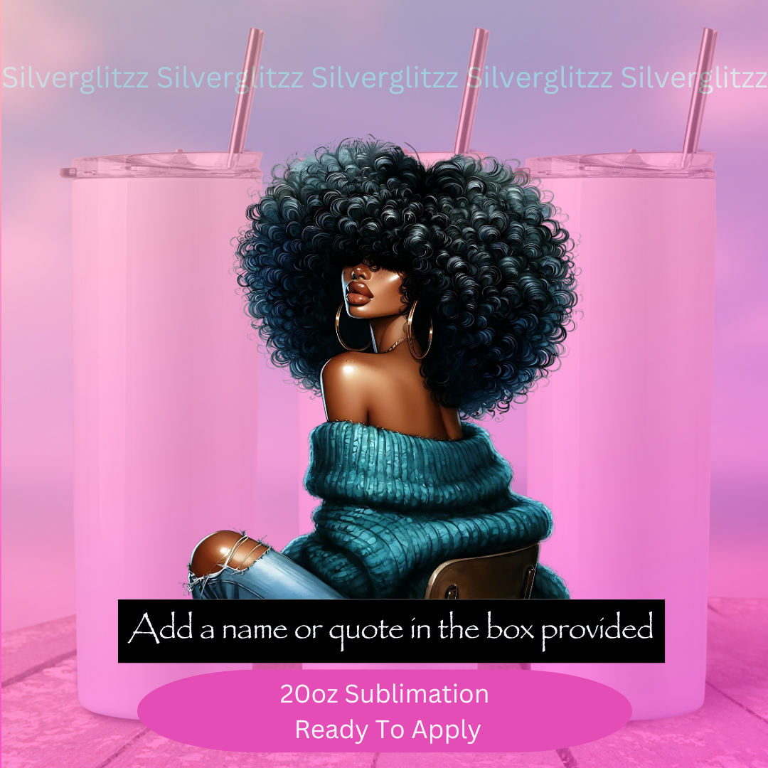 Afro Goddess 20 (Sublimation Ready to Press Print)