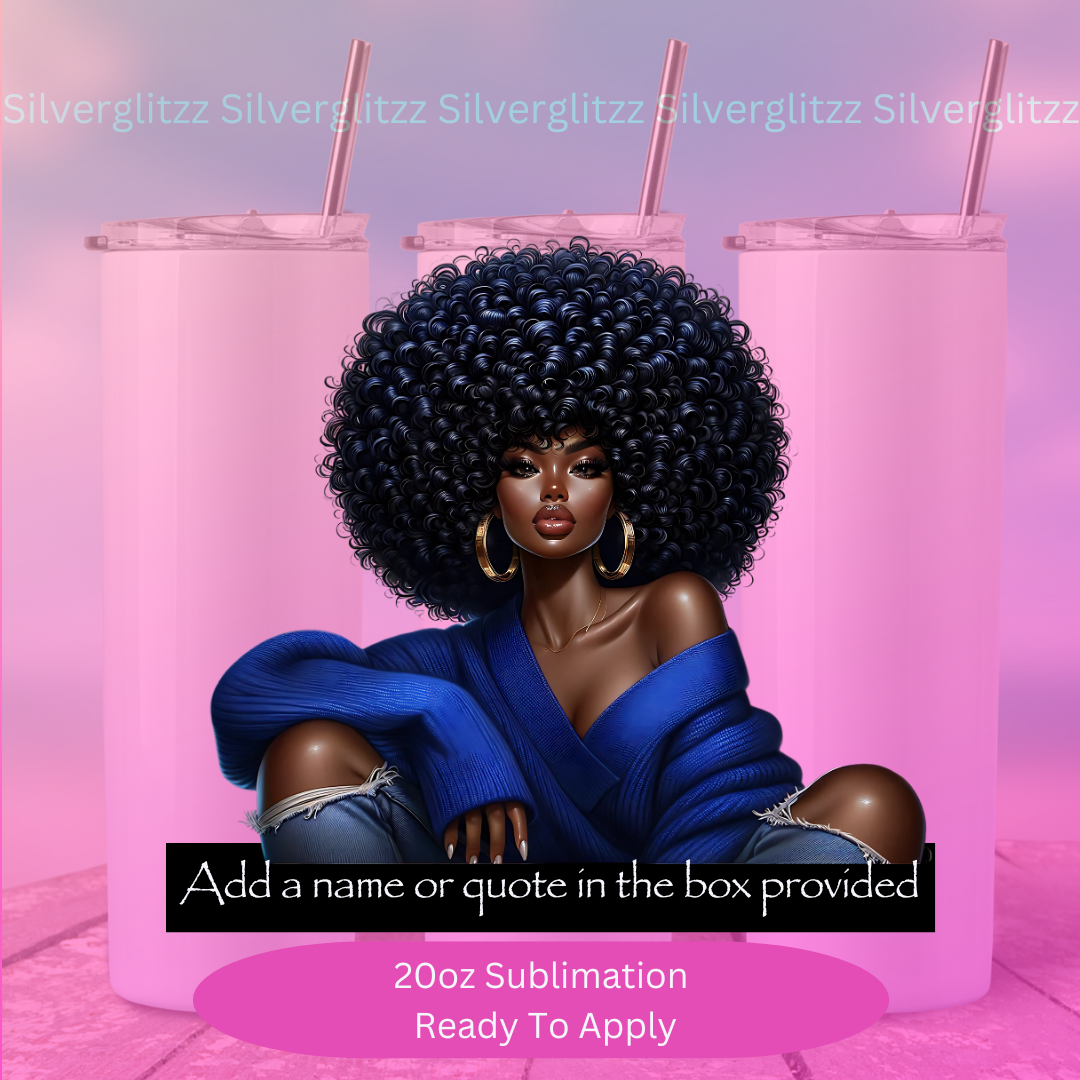 Afro Goddess 23 (Sublimation Ready to Press Print)