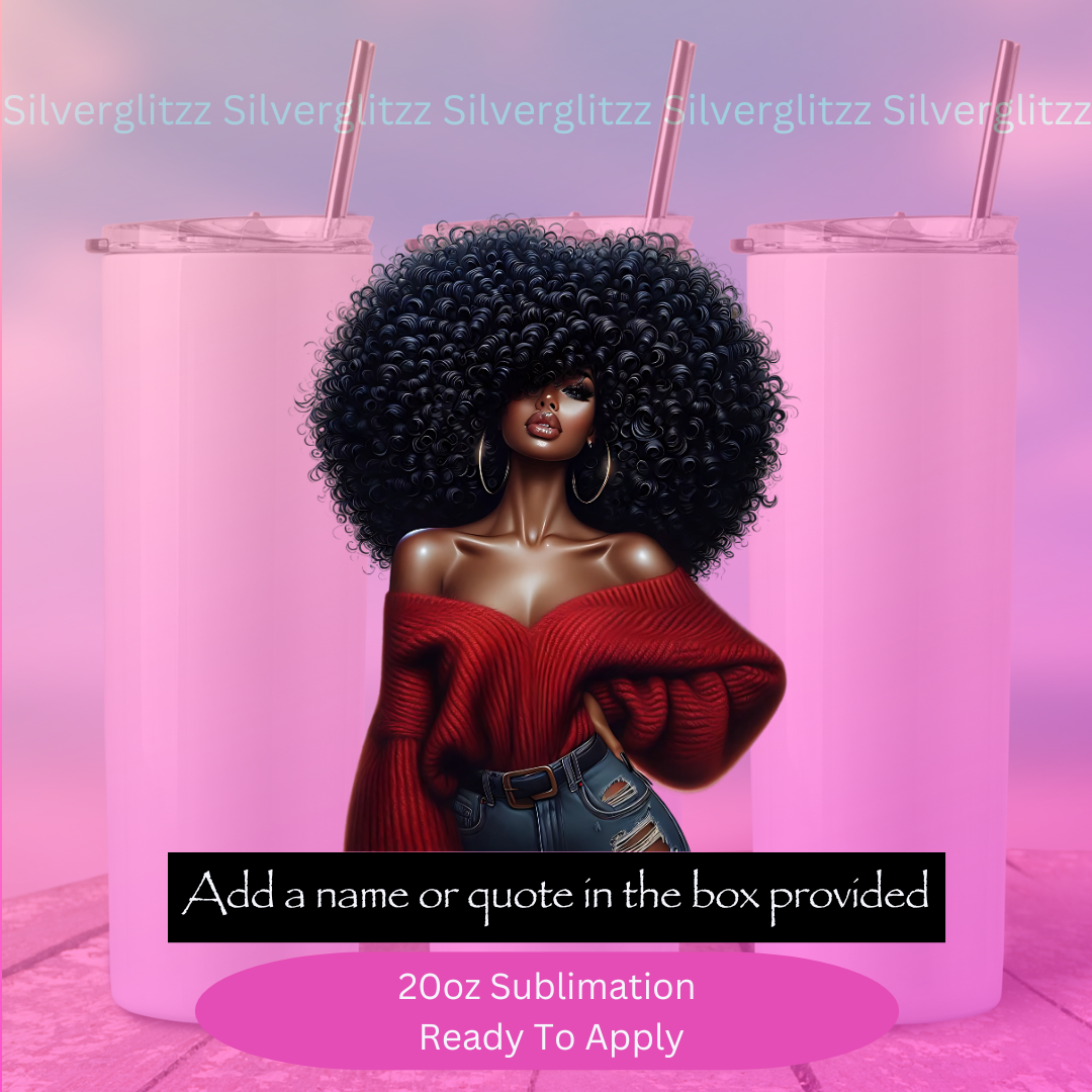 Afro Goddess 24 (Sublimation Ready to Press Print)