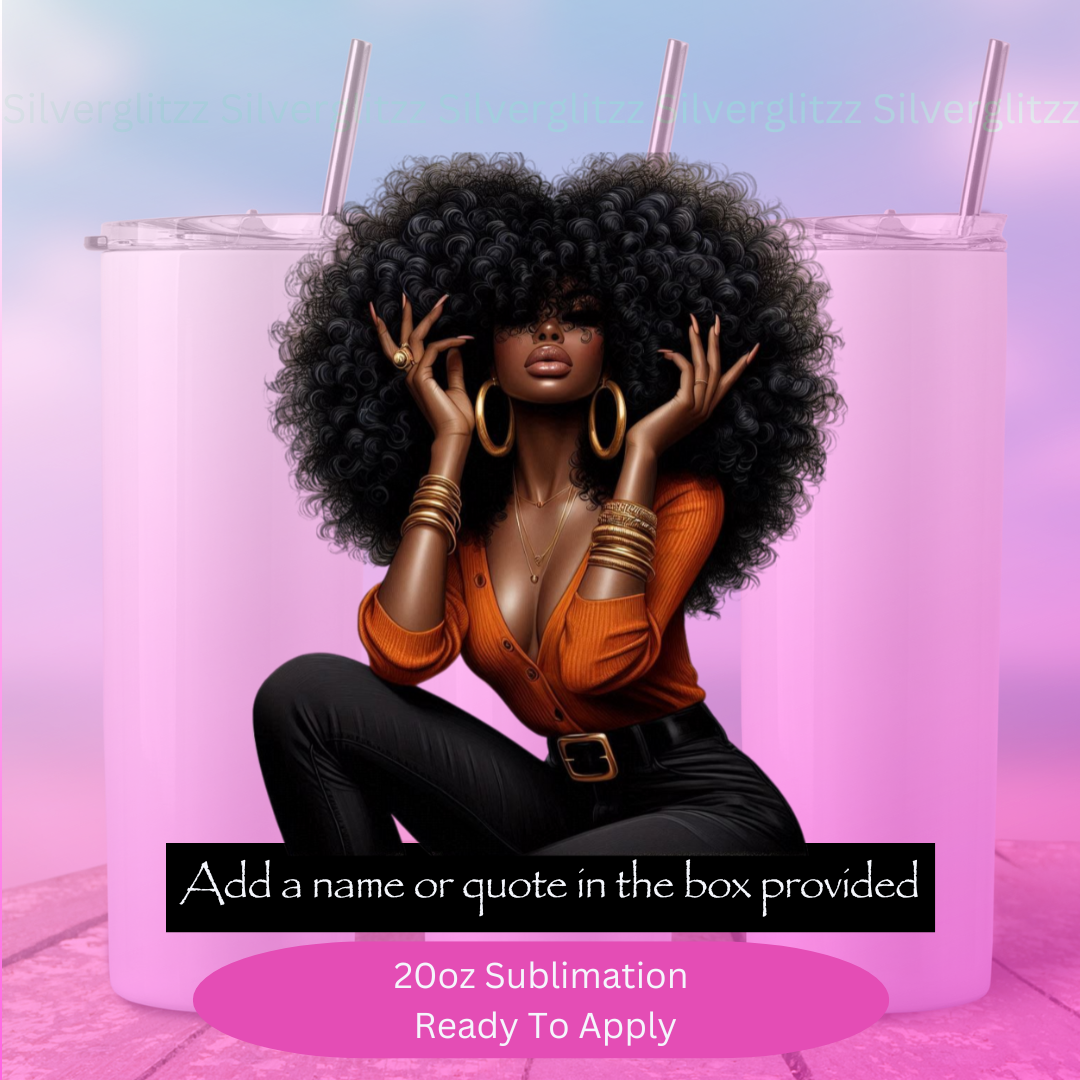 Afro Goddess 31 (Ready To Press Sublimation Print)