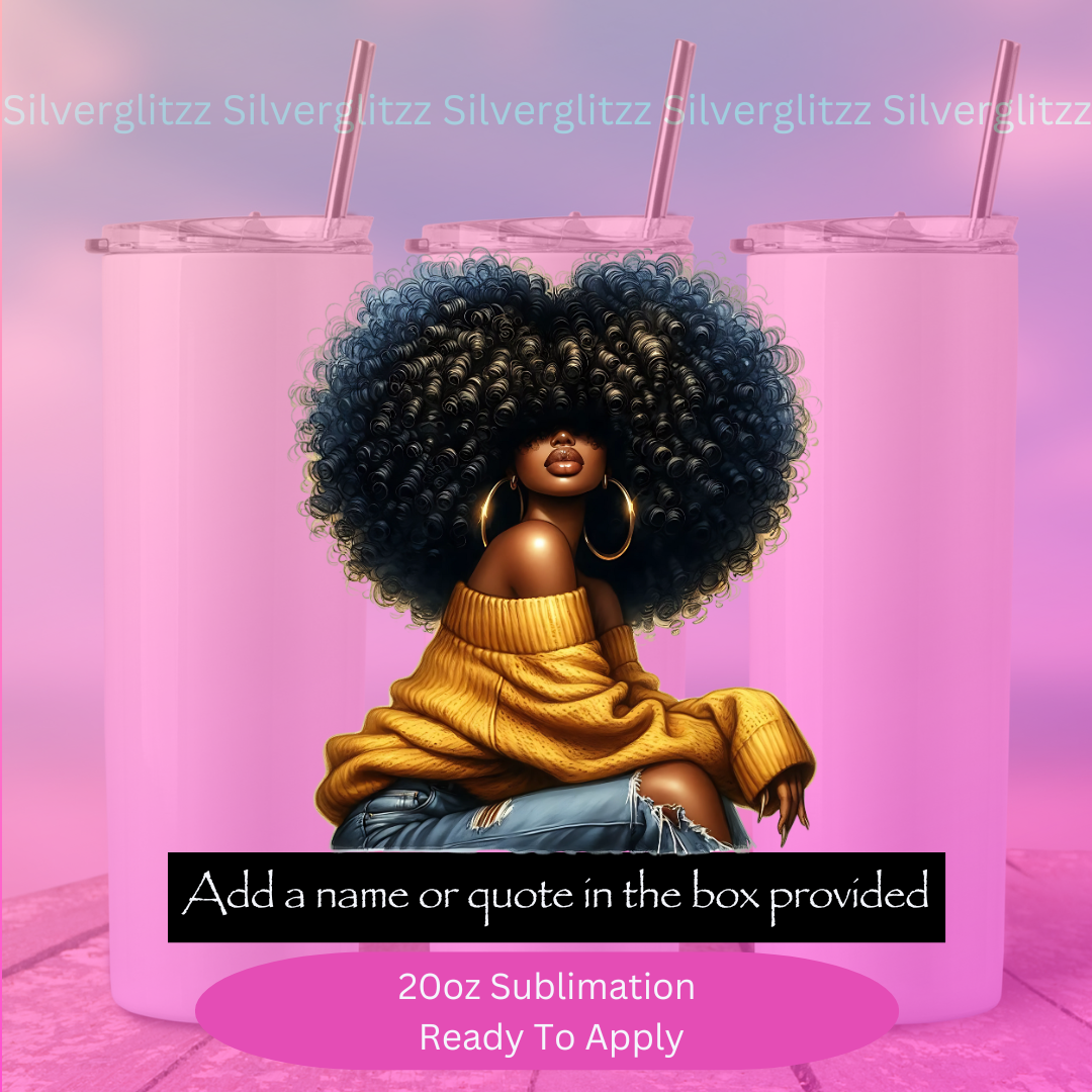 Afro Goddess 4 (Sublimation Ready to Press Print)