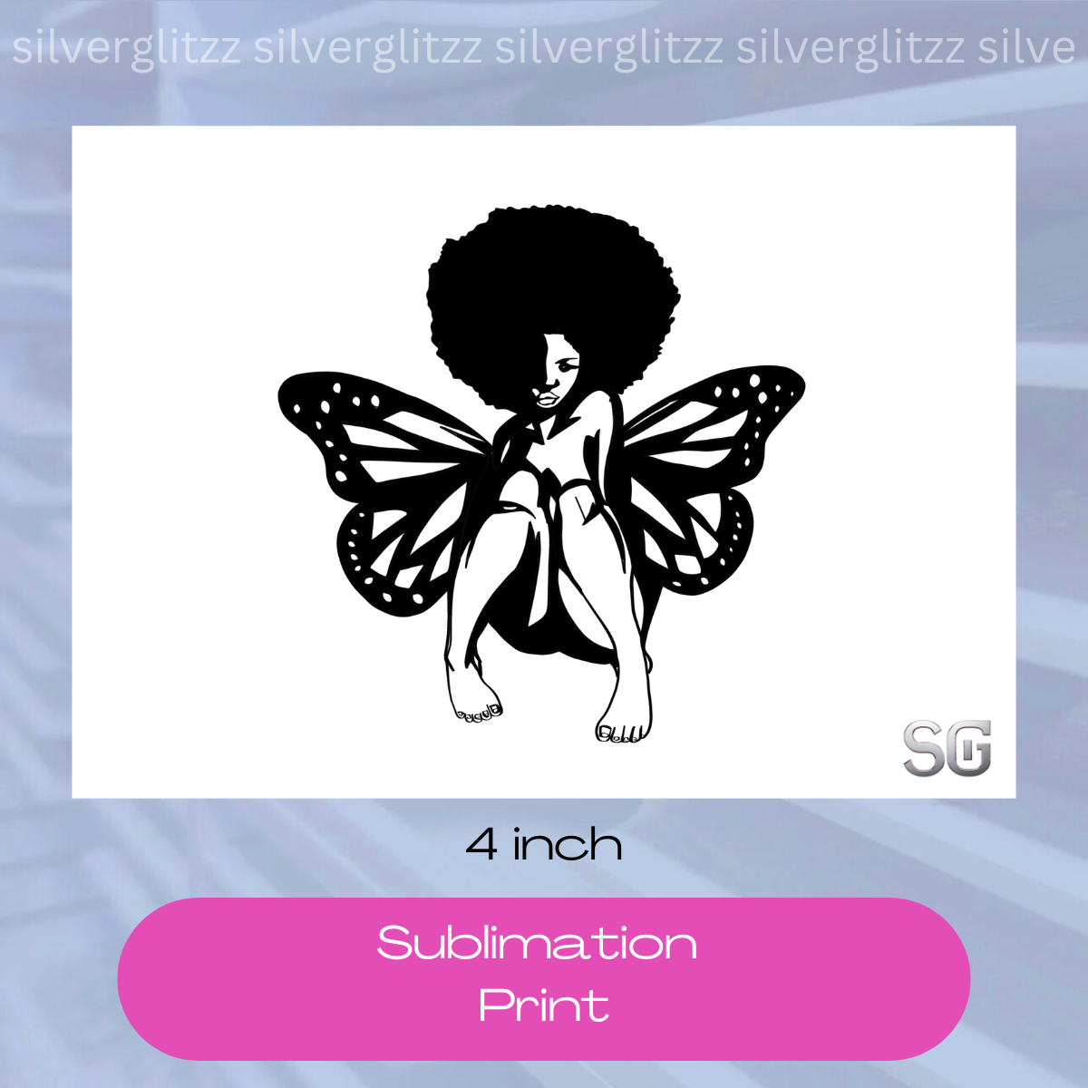 Black Butterfly (4in Sub Print)