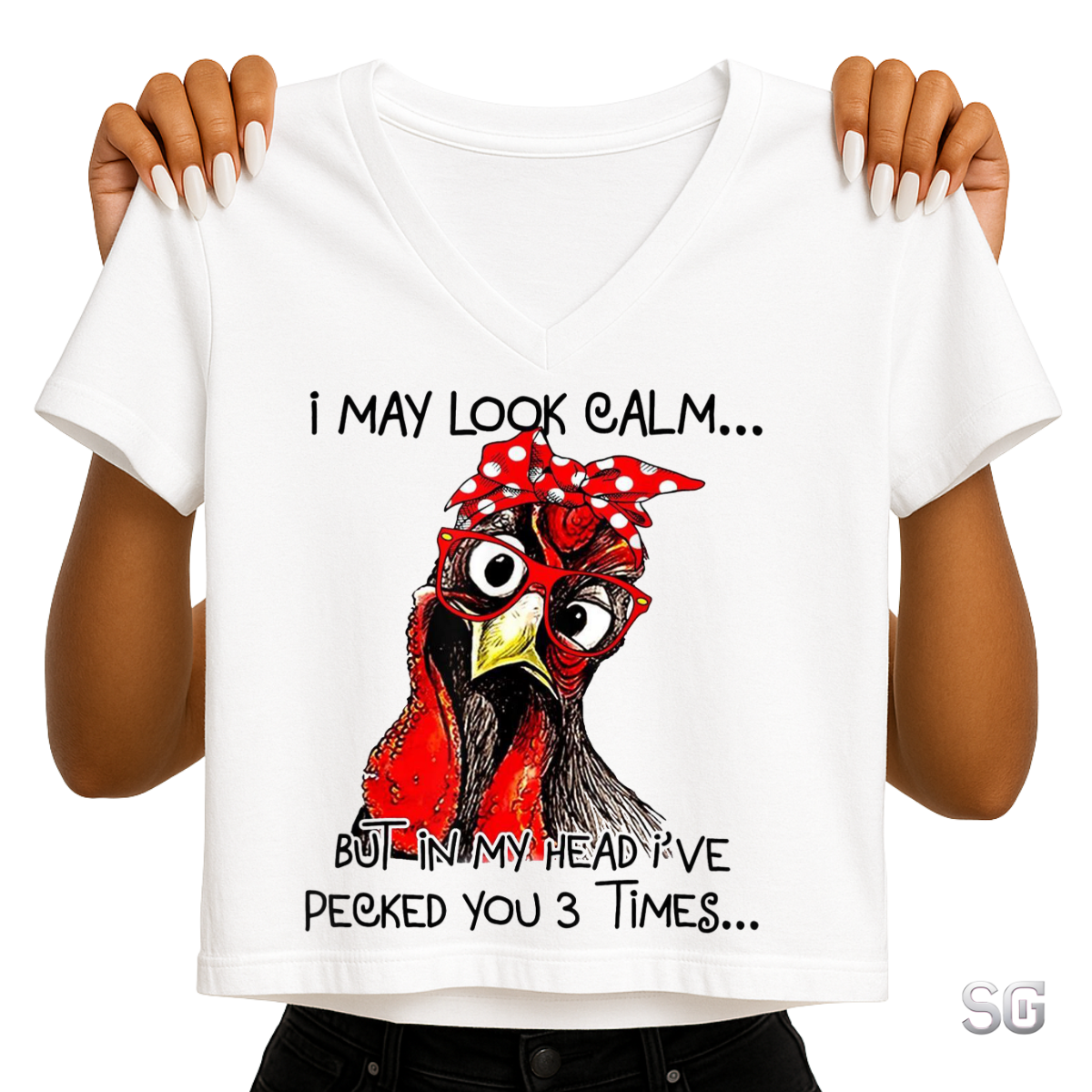 I May Look Calm But.. (CF12) DTF Transfer