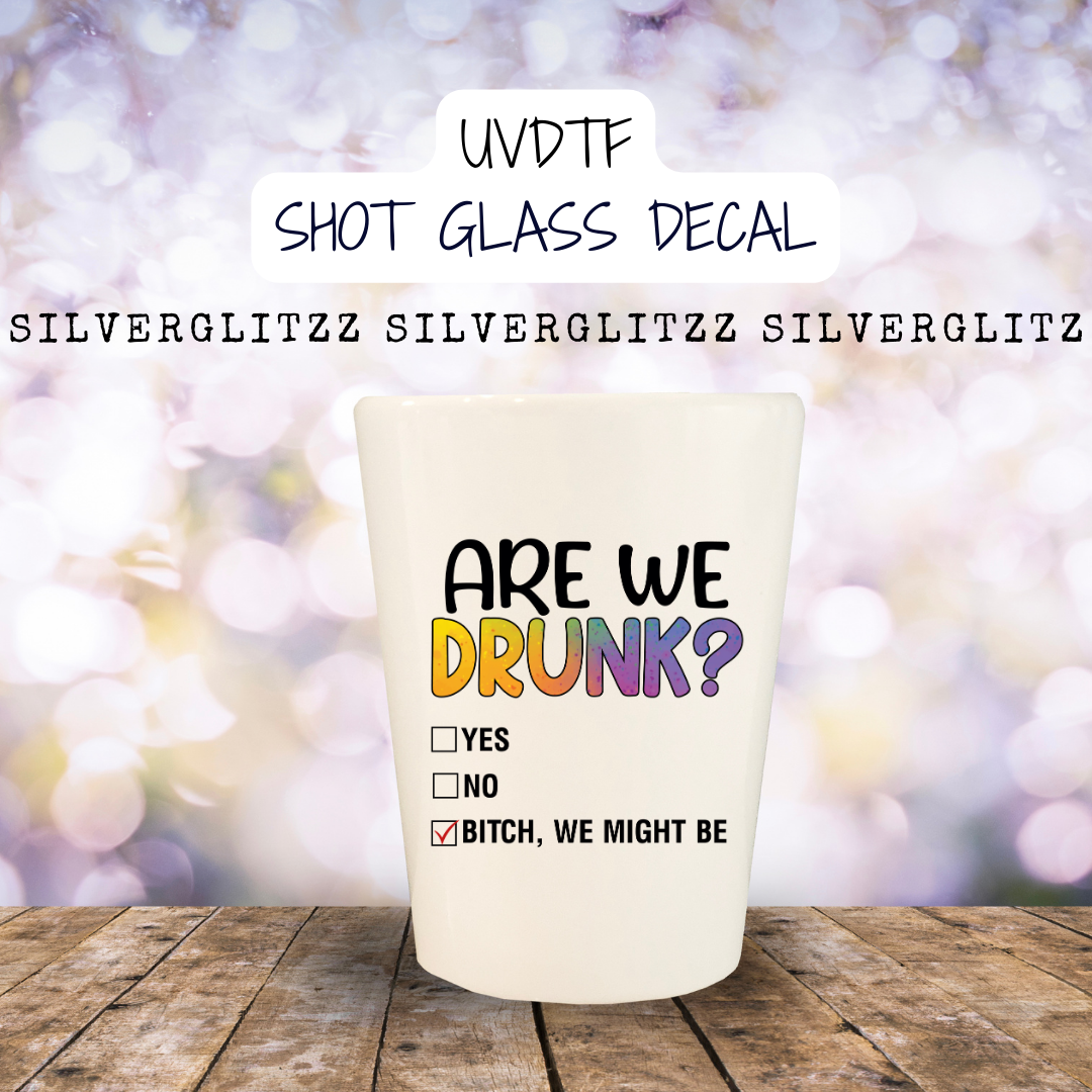 Shot Glass UVDTF Decal Bundle