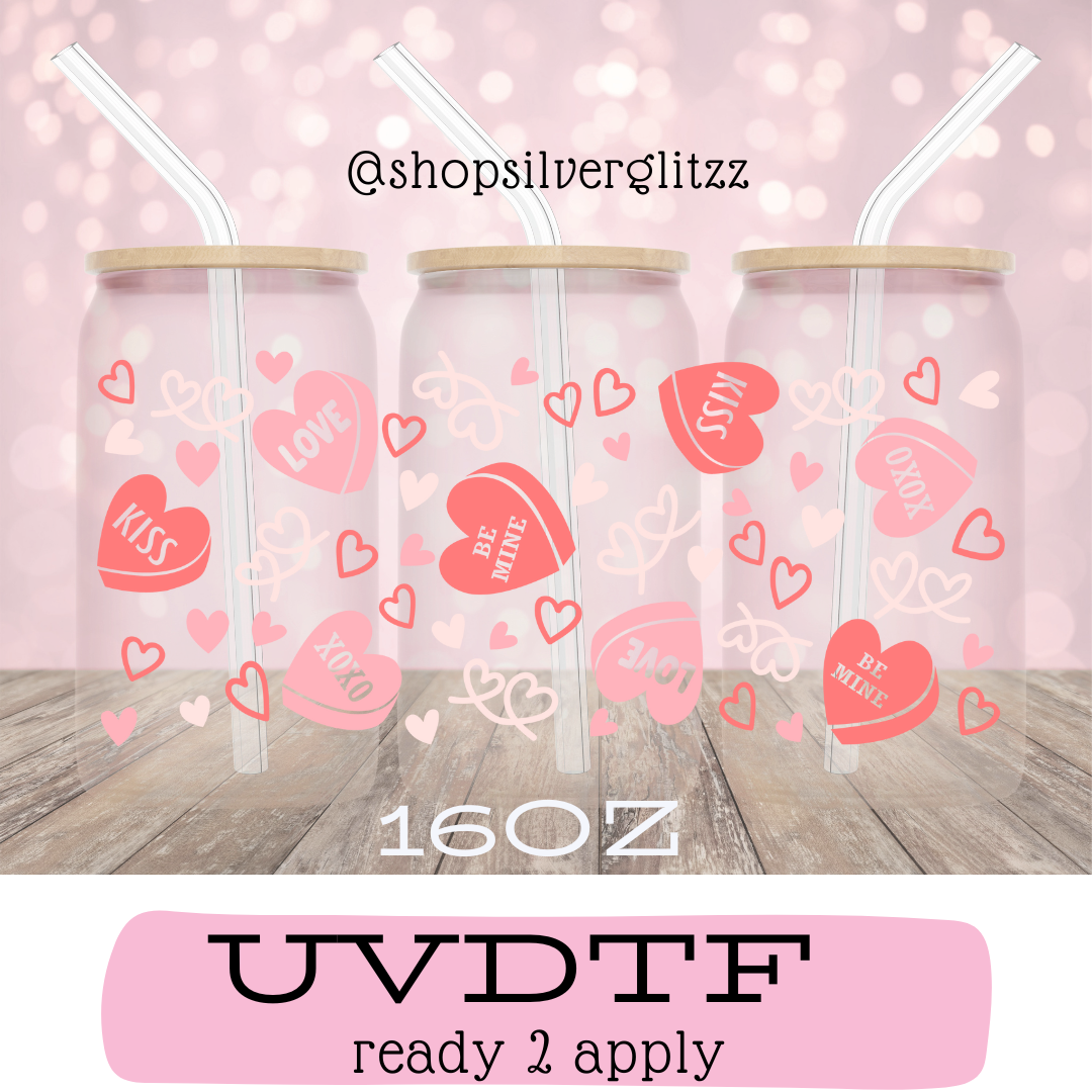 Candy Hearts UVDTF Cup Wrap (UV138)