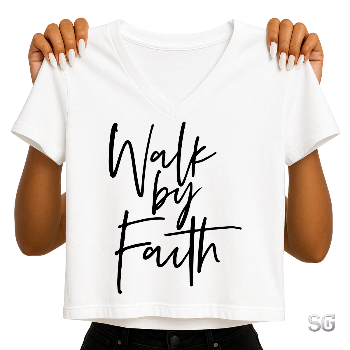 Walk by Faith Clear Film DTF Transfer (CF03)