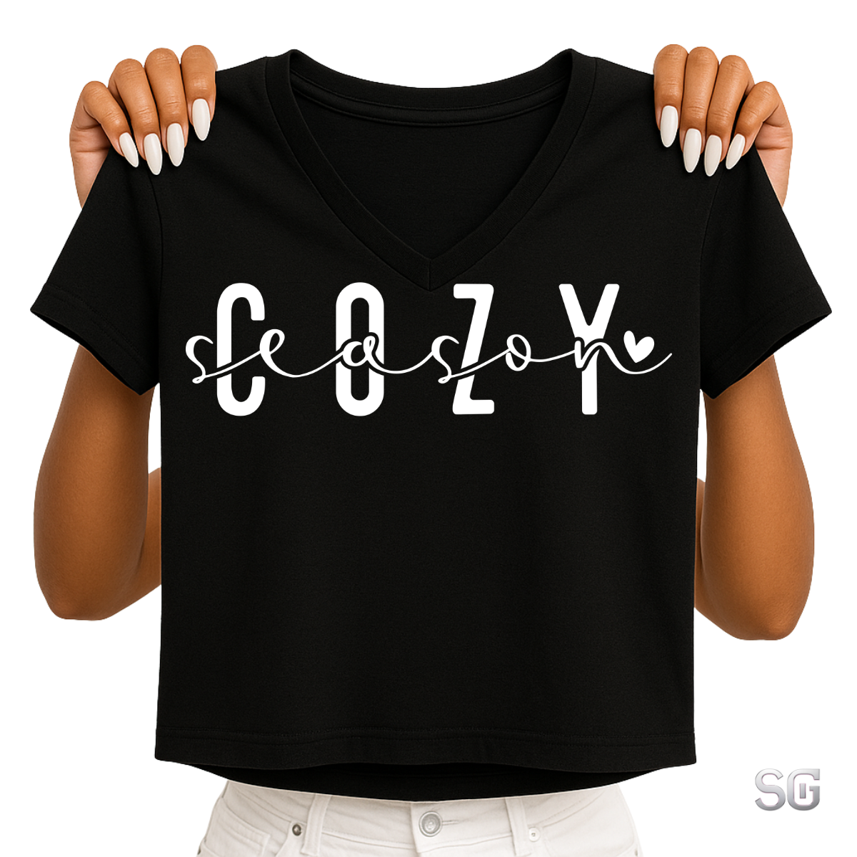 Cozy Season White (CF11B) DTF Print