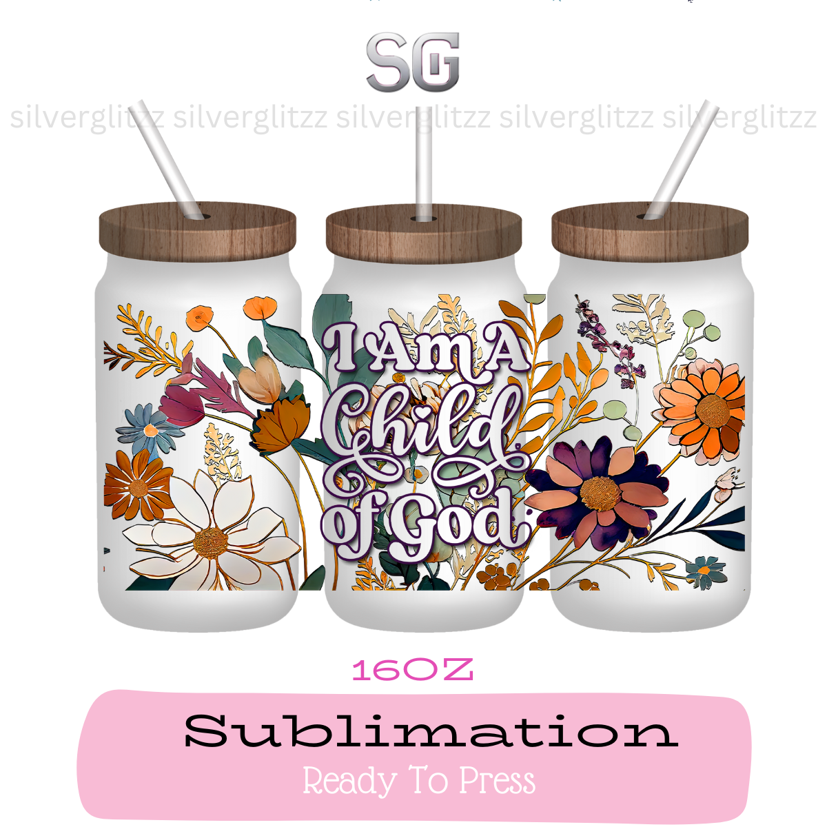 Child Of God (16oz Sublimation Print)