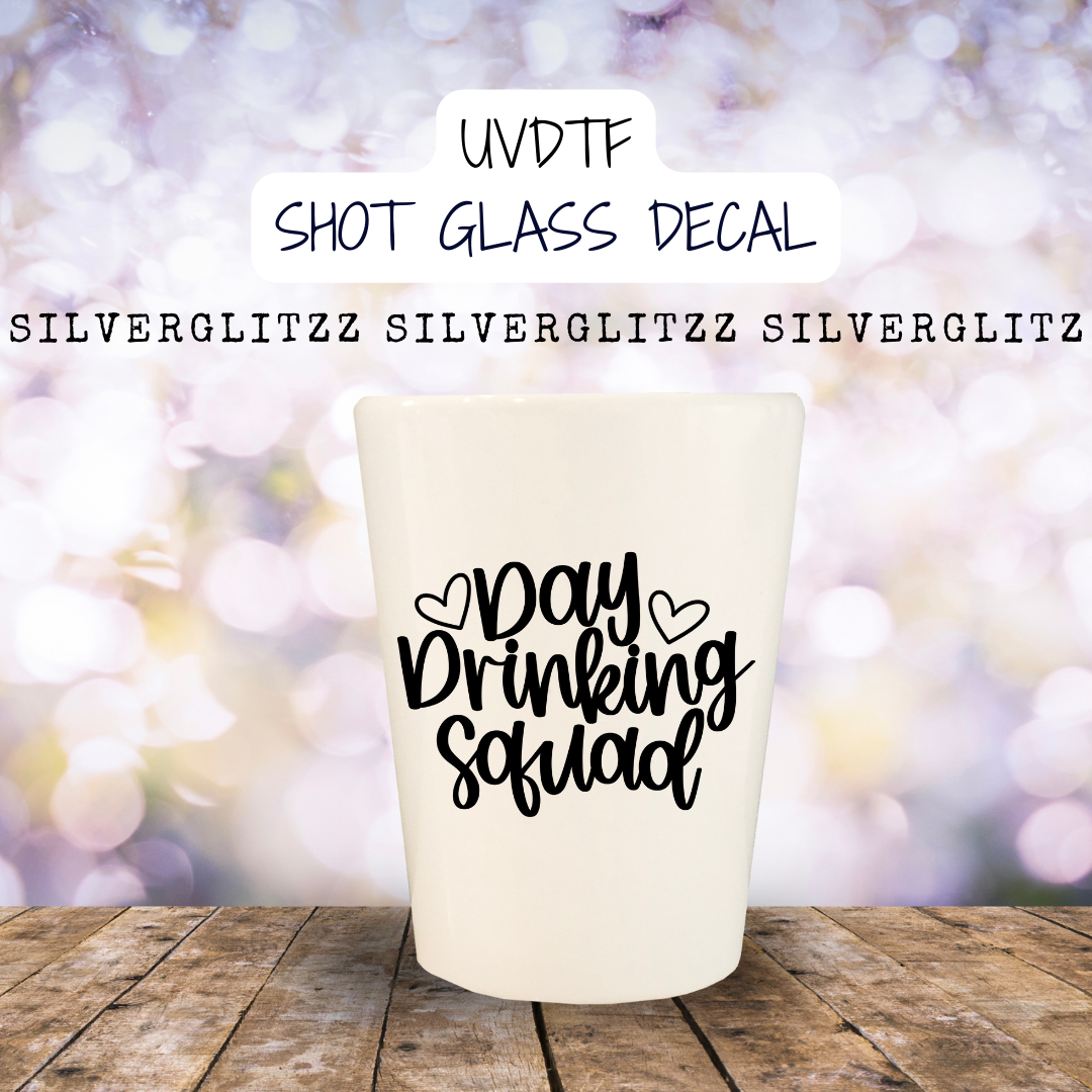 Shot Glass UVDTF Decal Bundle