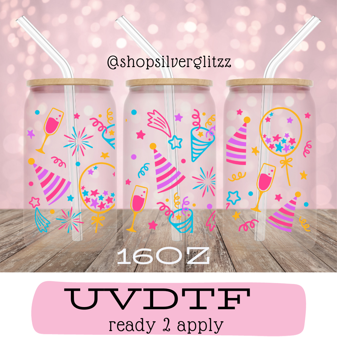 HNY Party UVDTF Full Wrap (UV114)