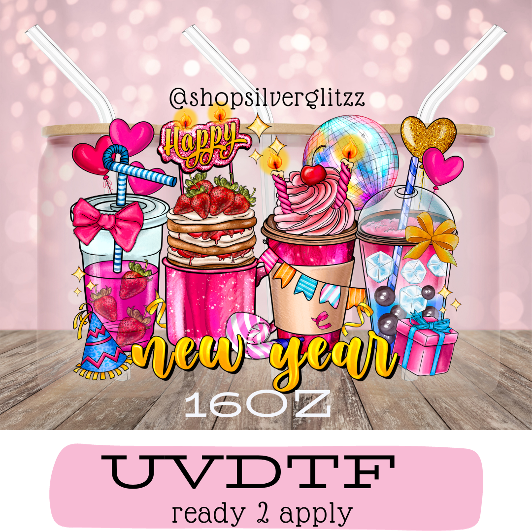 HNY Pink Drink UVDTF Full Wrap (UV120)