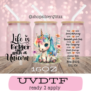 Life is better UVDTF decal (UV59)