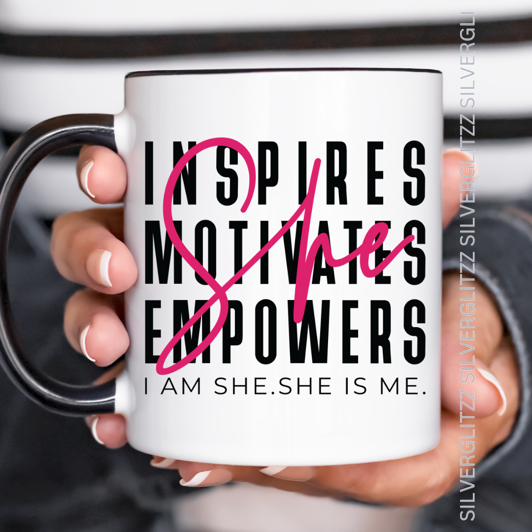 She Inspires | UV DTF Cup Decal (UVD252)