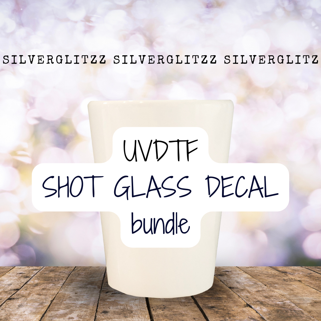 Shot Glass UVDTF Decal Bundle