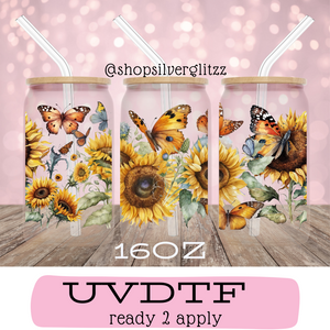 Sunflowers & Butterflies (UV16)